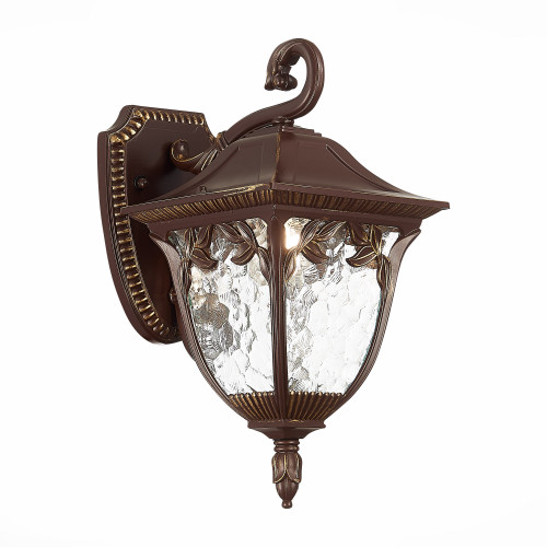 SL083.701.01 Светильник уличный настенный ST-Luce Кофейный/Кофейный, Прозрачный E27 1*60W