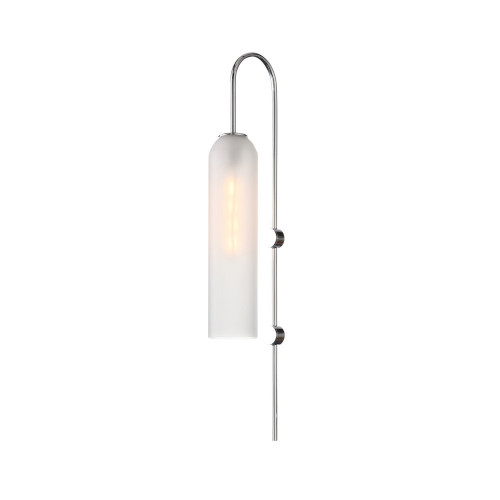 SL1145.151.01 Светильник настенный ST-Luce Хром/Белый E27 1*60W