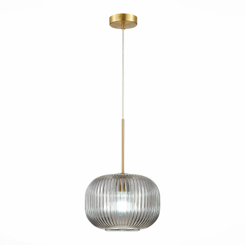 SL1154.303.01 Подвес ST-Luce Латунь/Дымчатый E27 1*60W