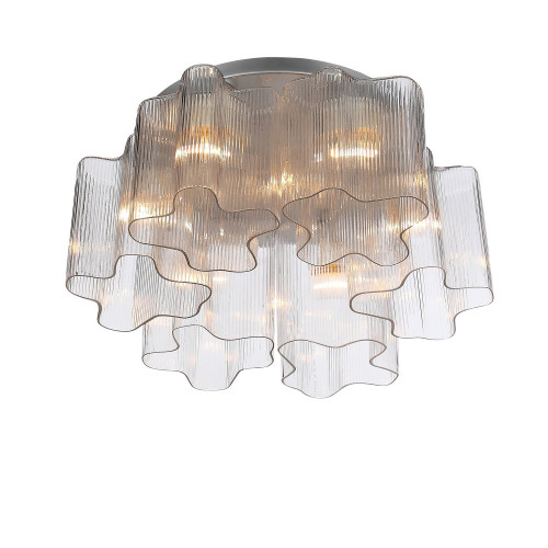 SL117.102.06 Люстра потолочная ST-Luce Серебристый/Прозрачный E27 6*60W