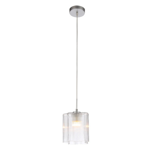 SL117.103.01 Подвес ST-Luce Серебристый/Прозрачный E27 1*60W
