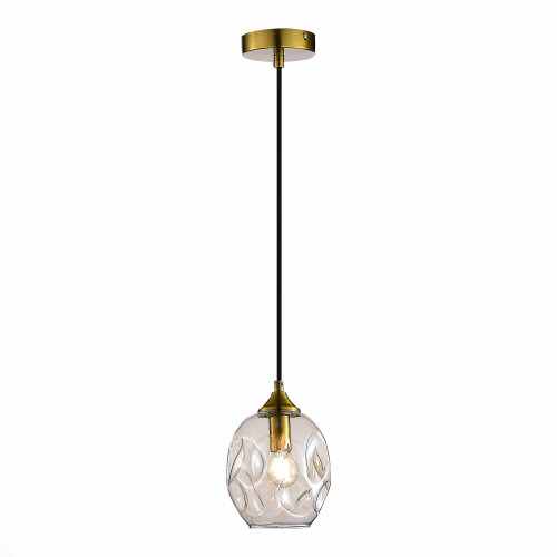 SL1188.303.01 Подвес ST-Luce Латунь/Коньячный E14 1*40W
