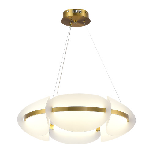 SL1304.203.45 Люстра подвесная ST-Luce Золотистый/Белый LED 1*45W 3000K