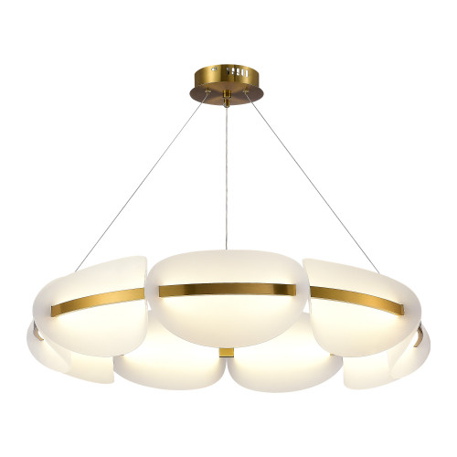 SL1304.203.56 Люстра подвесная ST-Luce Золотистый/Белый LED 1*56W 3000K