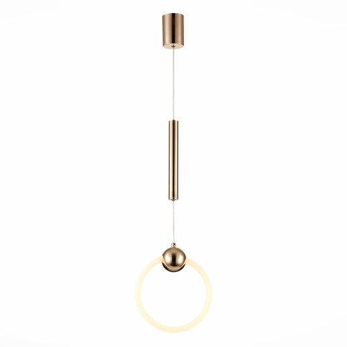 SL1578.203.01 Подвес ST-Luce Золотистый/Золотистый, Белый LED 1*15W 3000K