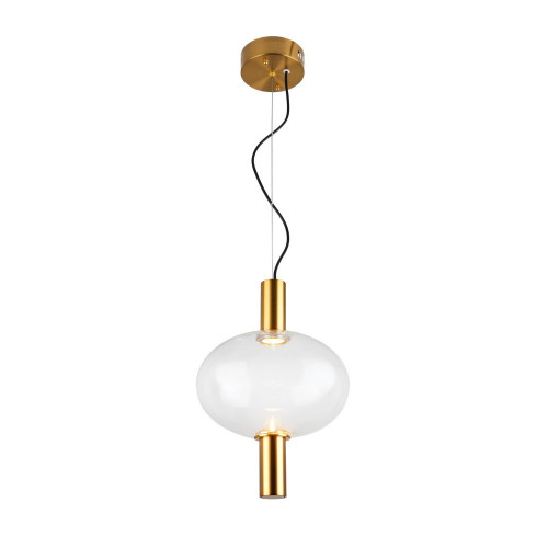 SL1582.303.01 Светильник подвесной ST-Luce Бронзовый/Прозрачный LED 1*7W 2700K