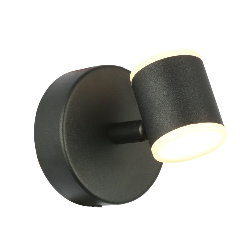 SL1597.401.01 Светильник настенный ST-Luce Черный/Белый LED 1*6W 3000K