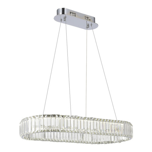 SL1622.123.01 Светильник подвесной ST-Luce Хром/Прозрачный LED 1*60W 4000K