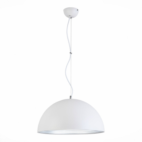 SL279.503.01 Светильник подвесной ST-Luce Белый/Белый, Серебристый E27 1*60W