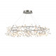 SL379.103.216 Люстра подвесная ST-Luce Серебристый/Белый LED 216*0,5W 3500K