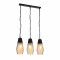 *SL388.413.03 Светильник подвесной ST-Luce Черный/Черный, Янтарный E27 3*60W