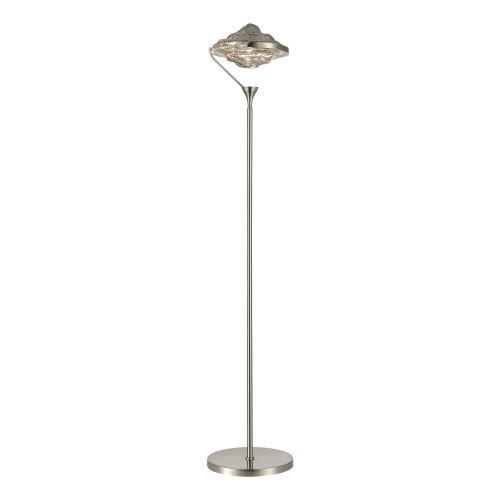 SL6115.105.01 Торшер ST-Luce Никель/Дымчато-Серый LED 1*19W 3000K