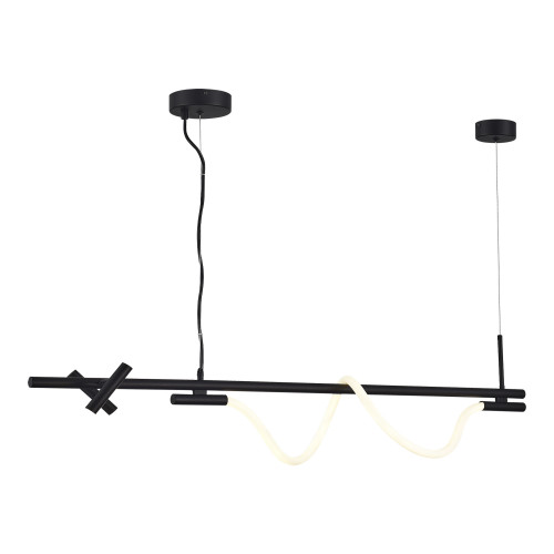 SL6118.403.03 Светильник подвесной ST-Luce Черный/Черный LED 2+1*3+11W 4000K