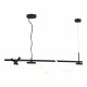 SL6118.403.03 Светильник подвесной ST-Luce Черный/Черный LED 2+1*3+11W 4000K