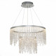 SL6201.103.55 Люстра подвесная ST-Luce Серебристый/Прозрачный LED 1*55W 3000K/4000K/6000K