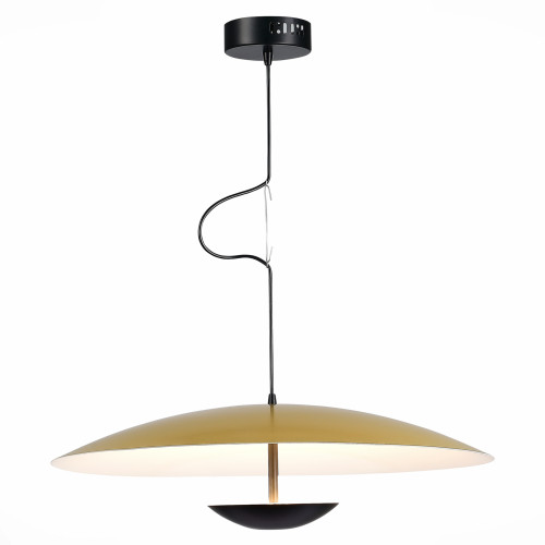 SL6502.213.01 Светильник подвесной ST-Luce Золотистый,Черный/Золотистый LED 1*40W 3000K