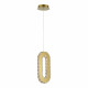 SL6506.203.01 Светильник подвесной ST-Luce Золотистый/Золотистый, Прозрачный LED 1*9W 3000K