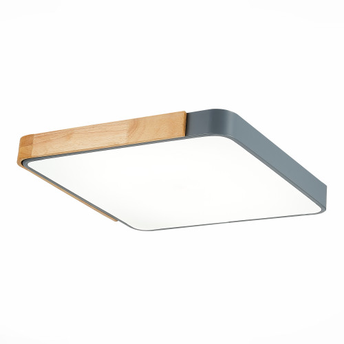 SLE201272-01 Светильник потолочный Серый, Светлое дерево/Белый LED 1*42W 3000K/4000K/6000K