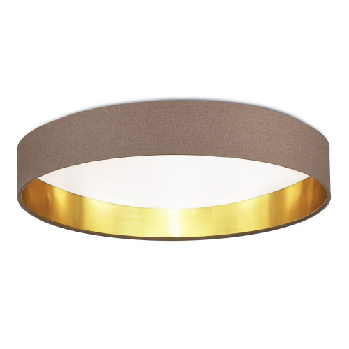 SLE300572-01 Светильник потолочный Никель/Темно-бежевый, Золотистый LED 1*50W 3000K/4000K/5000K