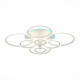 SLE500552-08RGB Светильник потолочный Белый/Белый LED 1*212W RGB 15W 3000-6000K