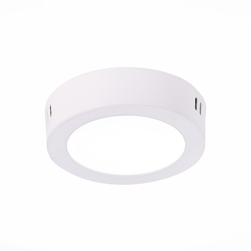 ST112.542.06 Светильник настенно-потолочный Белый LED 1*6W 4000K 370Lm Ra80 120° IP20 D110xH28 90-26