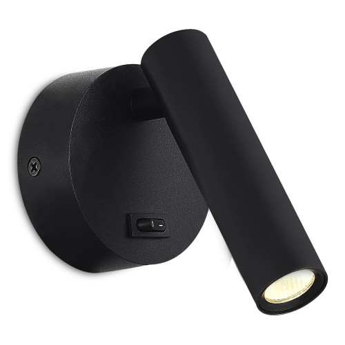 ST161.401.05 Светильник настенный ST-Luce Черный/Черный LED 1*5W 3000K