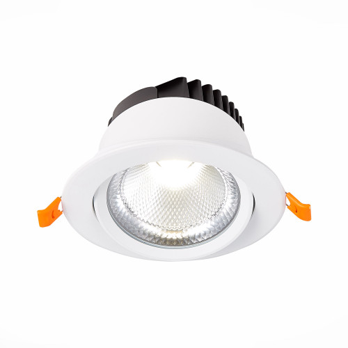 ST211.538.15.24 Св-к встр. Белый LED 1*15W 3000K 1 125Lm Ra80 24° IP20 D109xH65 220-240V