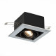 ST250.148.01 Св-к встр. Черный GU10 1*50W  L126xW126xH70 220V Без ламп