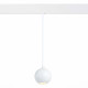 ST354.533.12 Магнитный трековый светильник подвесной Белый LED 1*12W 3000K 750Lm Ra>80 36° IP20 D100
