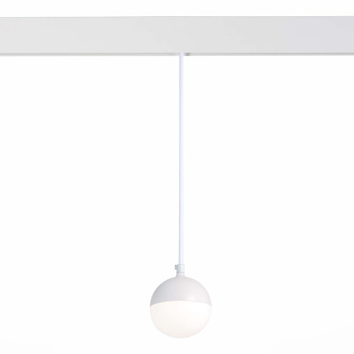 ST358.543.07 Магнитный трековый светильник подвесной Белый LED 1*7W 4000K 520Lm Ra>80 120° IP20 D90x