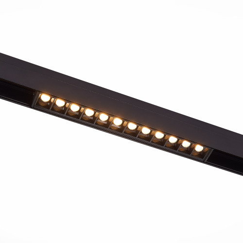 ST361.436.12 Магнитный трековый светильник Черный LED 1*12W 3000K 1 009Lm Ra>90 36° IP20 L222xW22xH4