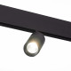 ST365.436.07 Магнитный трековый светильник Черный LED 1*7W 3000K 595Lm Ra>90 36° IP20 L-xW44xH90 48V