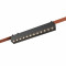 ST455.446.12 Св-к трек. Черный LED 1*12W 4000K 1 050Lm Ra90 24/40 IP20 L323xW40xH45 48V