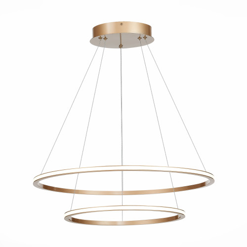 ST604.243.56 Светильник подвесной ST-Luce Золотистый/Белый LED 1*56W 4000K