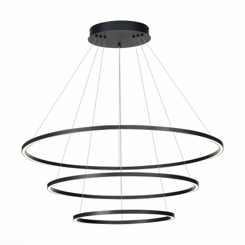 ST605.403.114 Cветильник подвесной SMART ST-Luce Черный/Белый LED 1*114W 2800-6500K