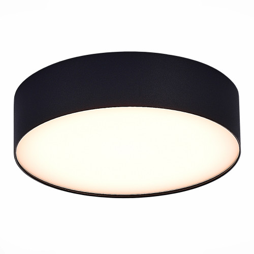 ST606.432.27 Светильник потолочный Черный LED 1*27W 3000K 2 430Lm Ra>90 120° IP20 D220xH55 185-265V
