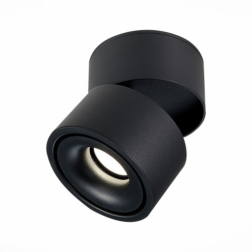 ST652.432.12 Светильник потолочный Черный LED 1*12W 3000K 1 000Lm Ra>90 36° IP20 D100xH105 170-240VV