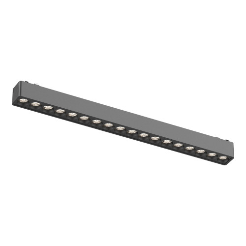 ST673.436.18 Магнитный трековый светильник Черный LED 1*18W 3000K 1 560Lm Ra>90 36° IP20 L338xW26xH2