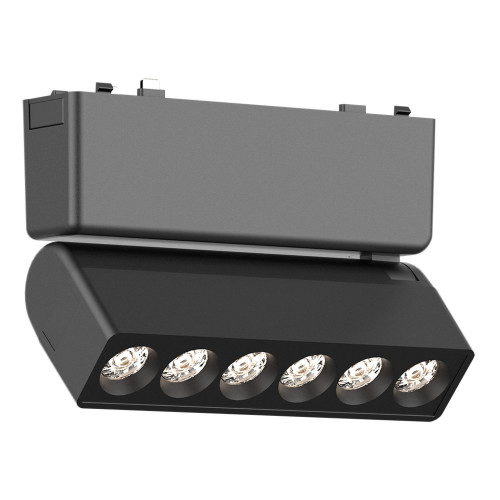 ST675.446.06 Магнитный трековый светильник Черный LED 1*6W 4000K 360Lm Ra>90 >90 IP20 L122xW26xH81 4