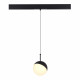 ST681.436.07 Магнитный трековый светильник Черный LED 1*7W 3000K Lm Ra90 120° IP20 D100xH- 48V