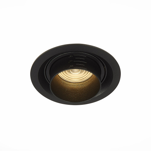 ST701.438.12 Св-к встр. Zoom Черный LED 1*12W 3000K 960Lm Ra90 15°-60° IP20 D115xH95 170-240V