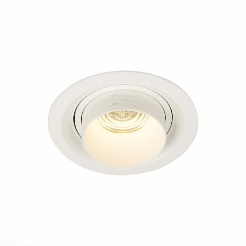 ST701.538.12 Св-к встр. Zoom Белый LED 1*12W 3000K 960Lm Ra90 15°-60° IP20 D115xH95 170-240V