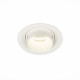 ST701.548.12 Св-к встр. Zoom Белый LED 1*12W 4000K 960Lm Ra90 15°-60° IP20 D115xH95 170-240V