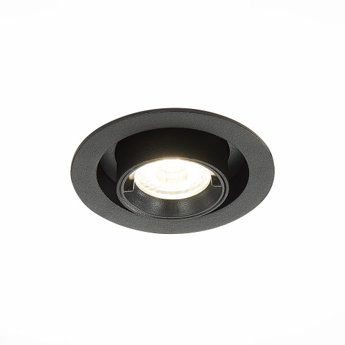 ST702.348.12 Св-к встр. Черный LED 1*12W 4000K 900Lm Ra80 24° IP20 D90xH92 180-240V