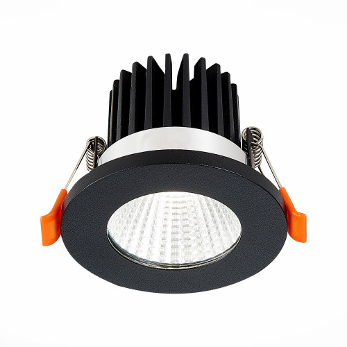 ST704.448.10 Св-к встр. Черный LED 1*10W 4000K 900Lm Ra>90 38° IP20 D80xH60 170-240V
