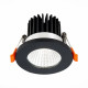 ST704.448.10 Св-к встр. Черный LED 1*10W 4000K 900Lm Ra>90 38° IP20 D80xH60 170-240V