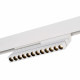 ST805.536.12 Магнитный трековый светильник Белый LED 1*12W 3000K 450Lm Ra>90 36° IP20 L220xW22xH117