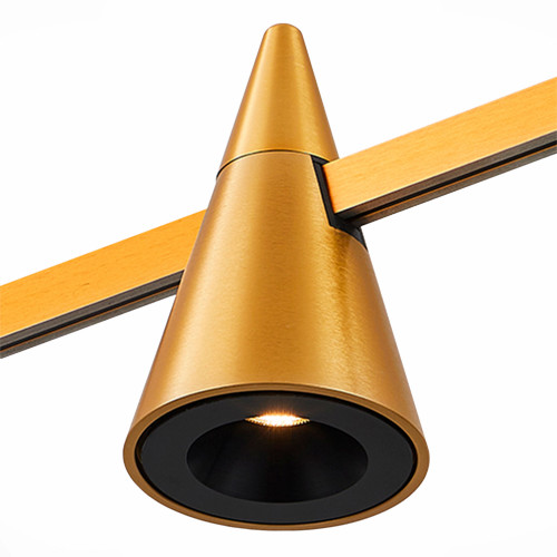 ST813.206.05 Магнитный трековый светильник FARM Золотистый LED 1*5W 3000K 272Lm Ra90 60 IP20 D70xH11