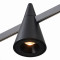 ST813.406.05 Магнитный трековый светильник FARM Черный LED 1*5W 3000K 325Lm Ra90 60 IP20 D70xH115 24
