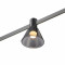 ST814.406.03 Магнитный трековый светильник FARM Черный LED 1*3W 3000K 78Lm Ra90 120 IP20 D90xH102 24